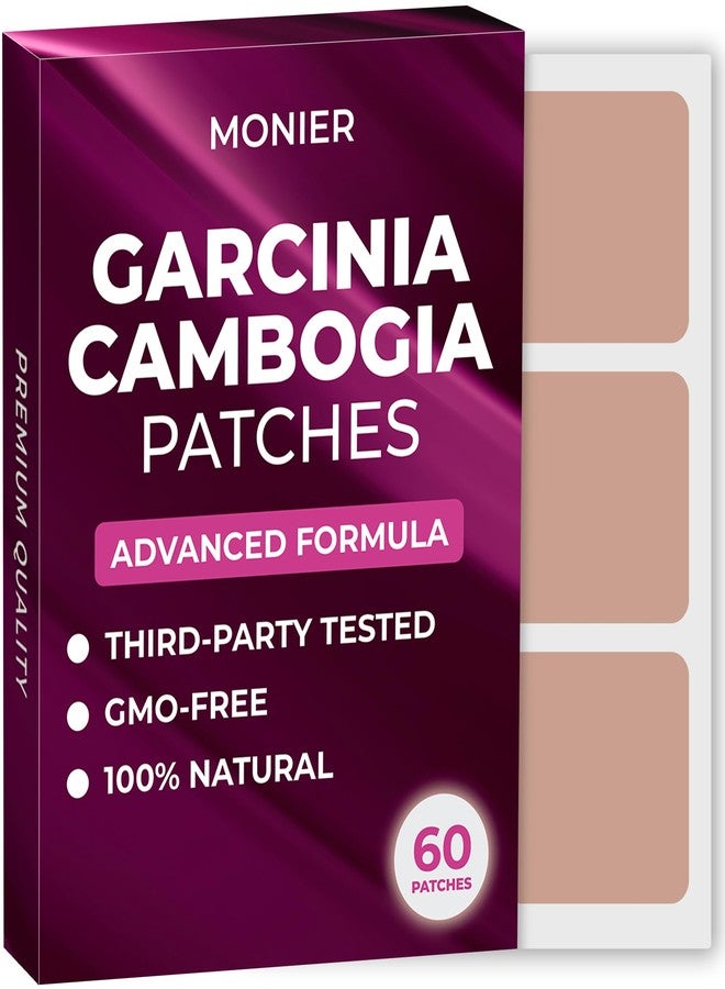MONIER Garcinia Cambogia Patches (Pack of 60) - 100% Natural Patch for Women and Men - with B12 & Potassium - Energy, Focus & Body Support - Enhanced Formula - Image 1